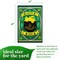 G128 Happy St. Patrick's Day Pot Gold Garden Flag 12x18 In Double Sided St. Patrick's Day Yard Garden Lawn Decoration